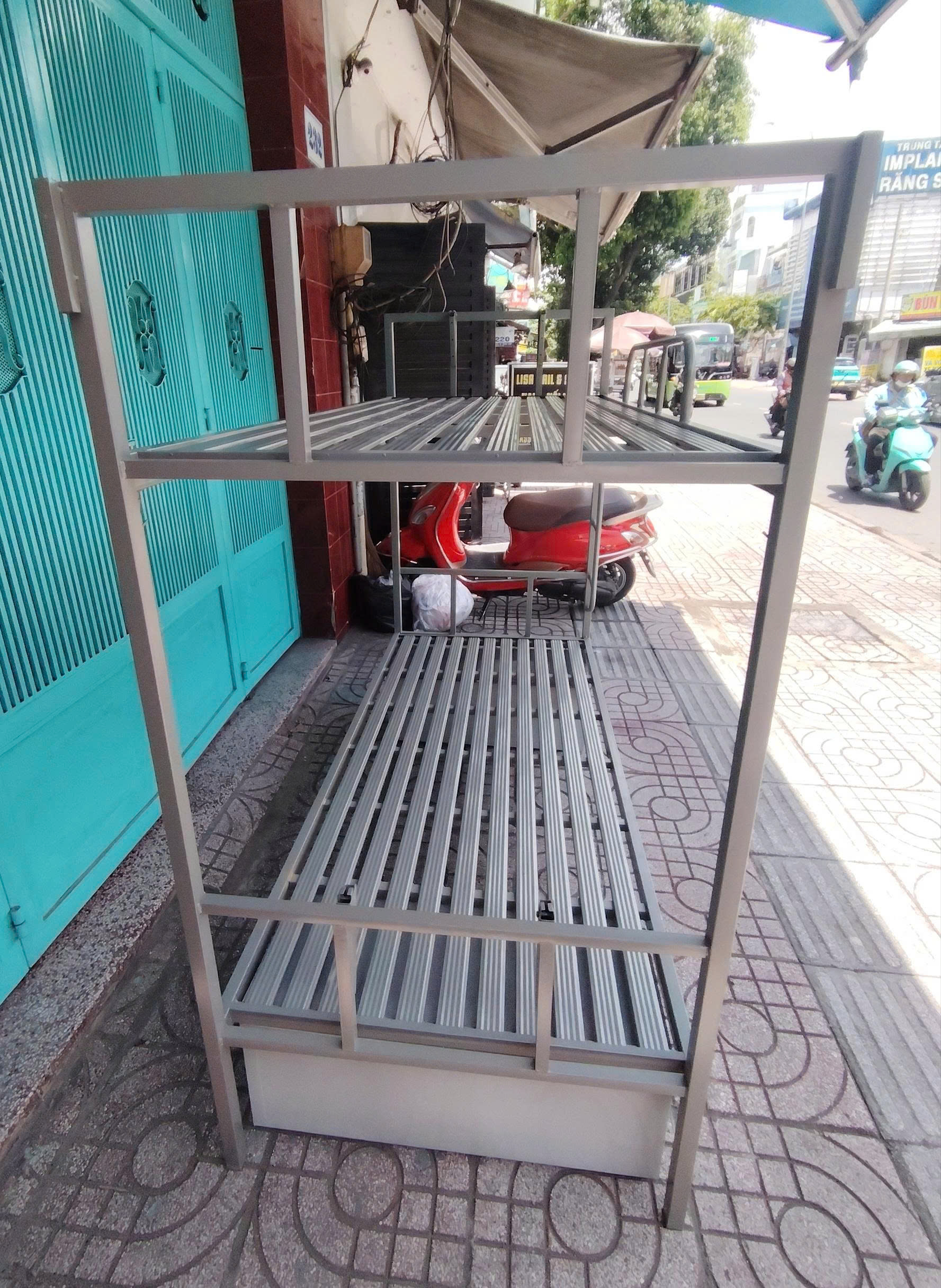 Giường tầng sắt giát sắt GTGS-1985BH